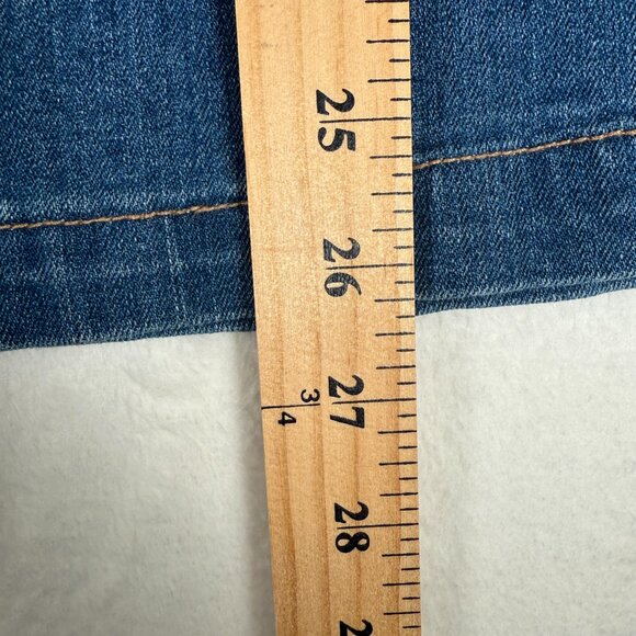 Seven7 Audrey Skimmer Jeans Womens Blue Capri Sz 14 Pants Stretch Mid Rise Denim - Picture 5 of 8